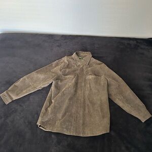 Claiborne Olive Suede Jacket
